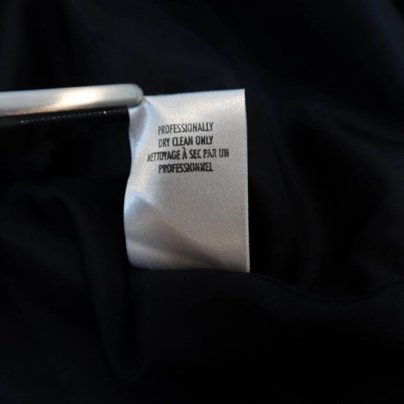 Vintage Velvet Silk Blend Shawl Collar Jacket 14p Black Whimsigoth Victorian - Picture 8 of 8